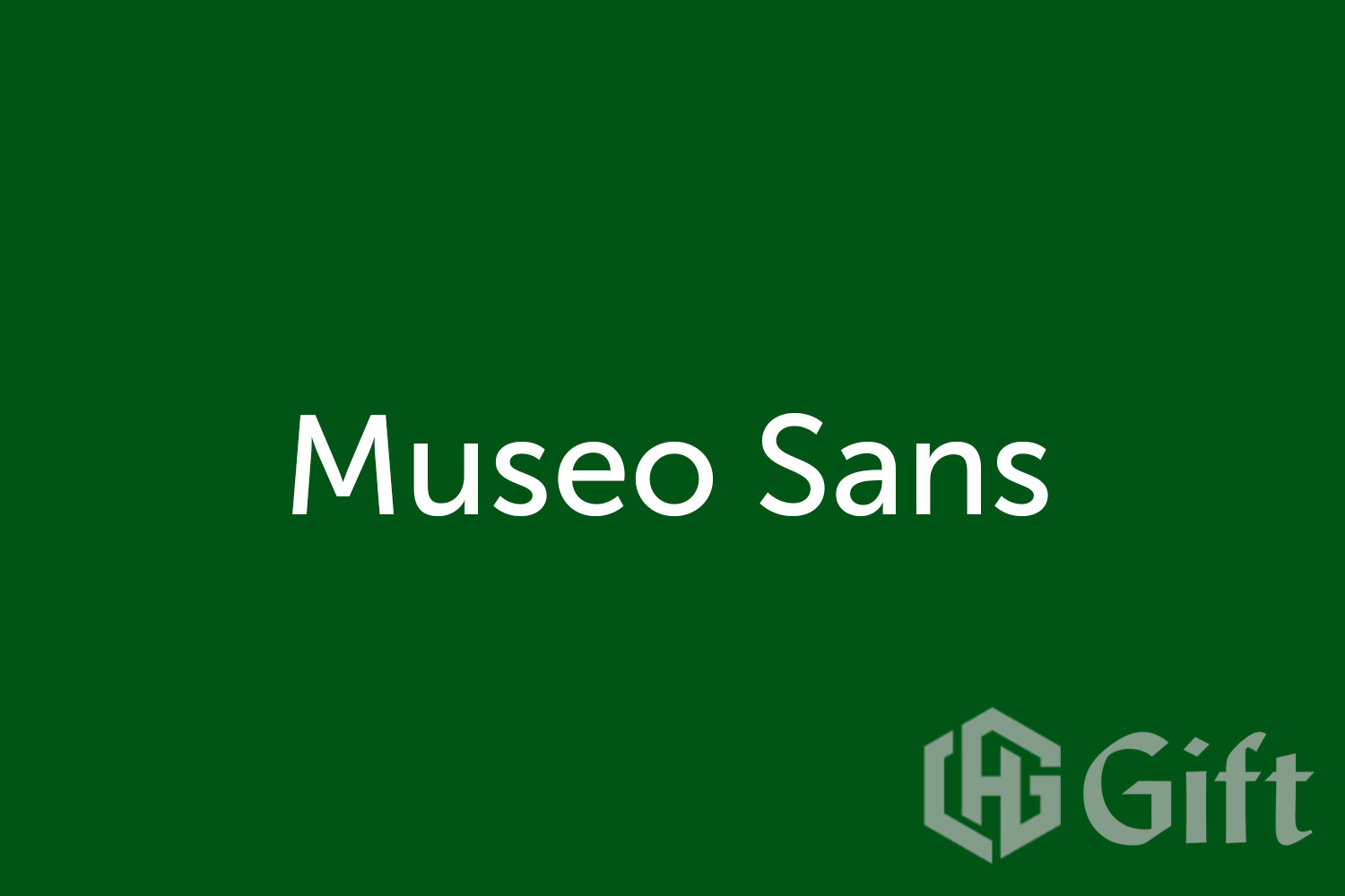Museo Sans Bút ký cao cấp khắc tên