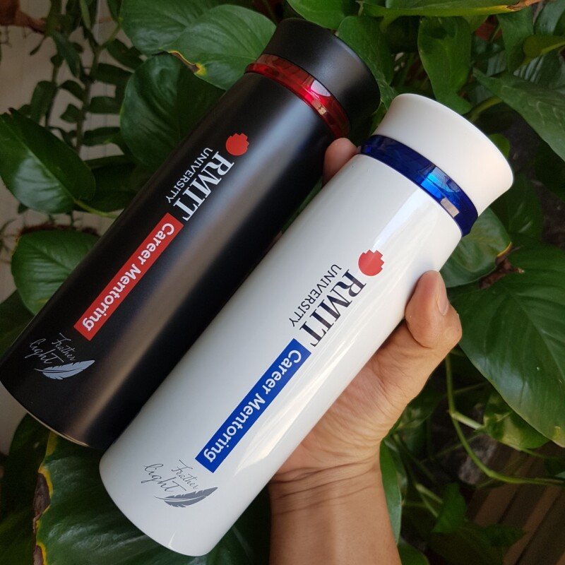 Bình Giữ Nhiệt Lock&Lock Feather Light miễn phí khắc tên, logo